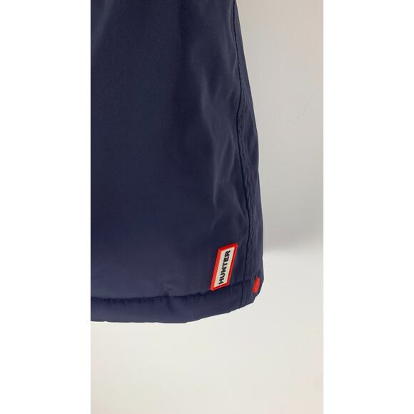 Hunter Original Womens Navy Insulated Parka Rain Jacket Hooded Size Medium NWT - Picture 5 of 8